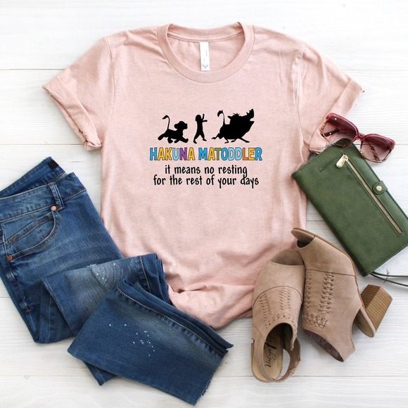Hakuna Ma-toddler It Means No Relaxing For The Rest Of Your Days Shirt - Picture 1 of 2